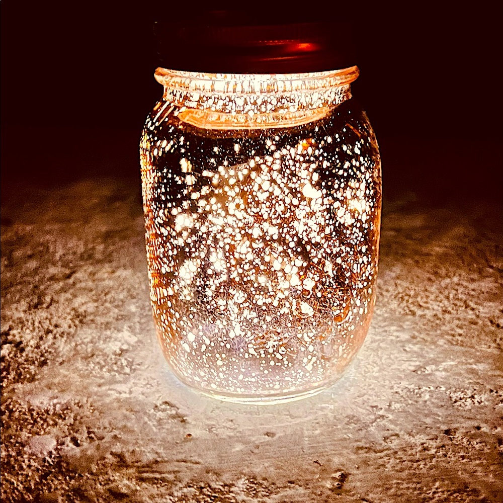 Heart Nebula Mason Jar Light